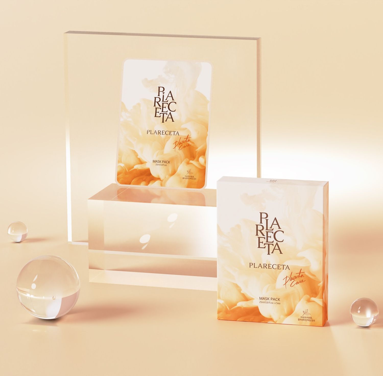 Маска плацентарная для интенсивного омоложения и восстановления кожи PlaReceta Mask — фото товара PlaReceta