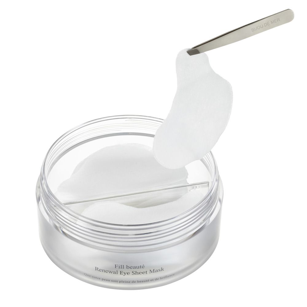 Патчи против морщин и для глубокого увлажнения Recoreserum Bijou De Mer Fill Beaute Renewal Eye Sheet Mask — купить в Japrise Патчи против морщин и для глубокого увлажнения Recoreserum Bijou De Mer Fill Beaute Renewal Eye Sheet Mask — фото товара Bijou De Mer