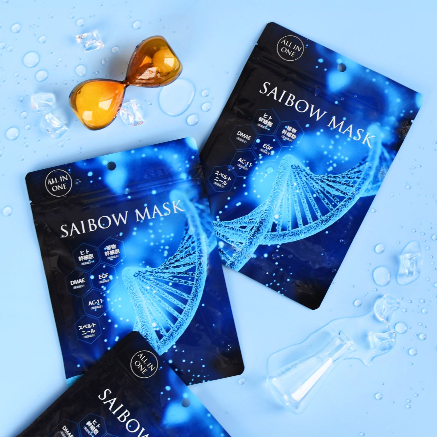 Маски для лица с интенсивным антивозрастным действием Amaranth Saibow Mask All in One — фото товара Dr. Soie