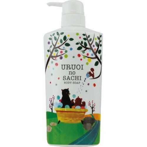 Жидкое мыло для тела c протеогликаном с ароматом персика MAX Uruoi No Sachi Body Soap — купить в Japrise Жидкое мыло для тела c протеогликаном с ароматом персика MAX Uruoi No Sachi Body Soap — фото товара Max