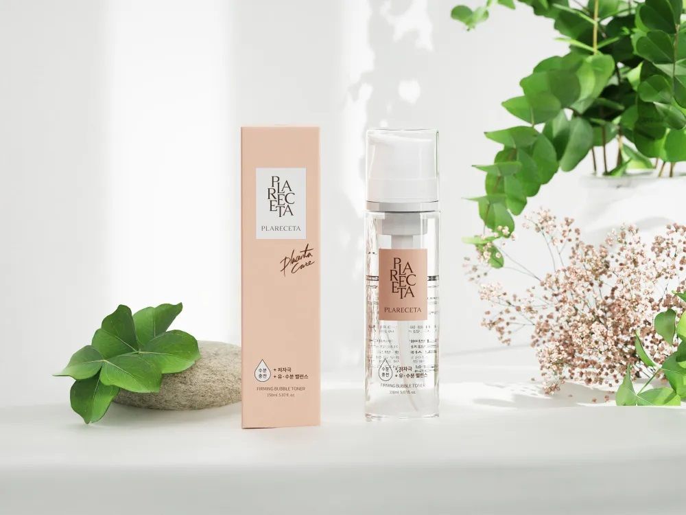 Тоник-мусс плацентарный смягчающий для чувствительной кожи PlaReceta Firming Bubble Toner