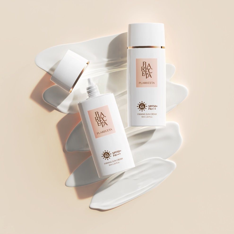 Крем солнцезащитный плацентарный восстанавливающий SPF 50+ PA+++ PlaReceta Firming Sun Cream