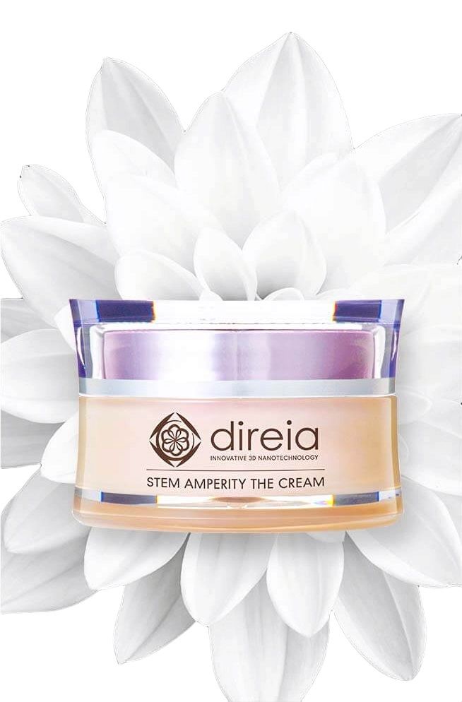 Ревитализирующий крем для лица против возрастных изменений Direia Stem Amperity The Cream