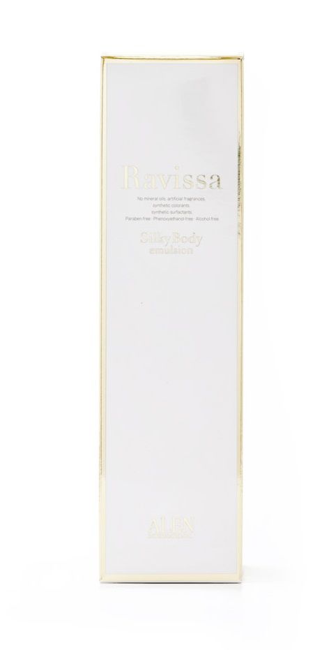Шелковый уход для тела - увлажняющая подтягивающая эмульсия с пептидами Silky Body Emulsion RAVISSA — фото товара Ravissa