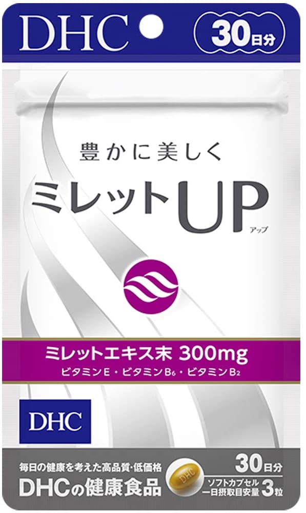 Витамины для волос, для роста, пышности и густоты волос на 30 дней DHC Millet UP Витамины для волос, для роста, пышности и густоты волос на 30 дней DHC Millet UP