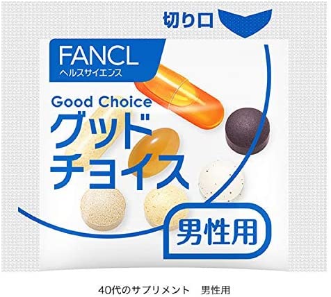 Витамины комплексного действия для мужчин старше 40 лет Fancl Good Choice Man 40+