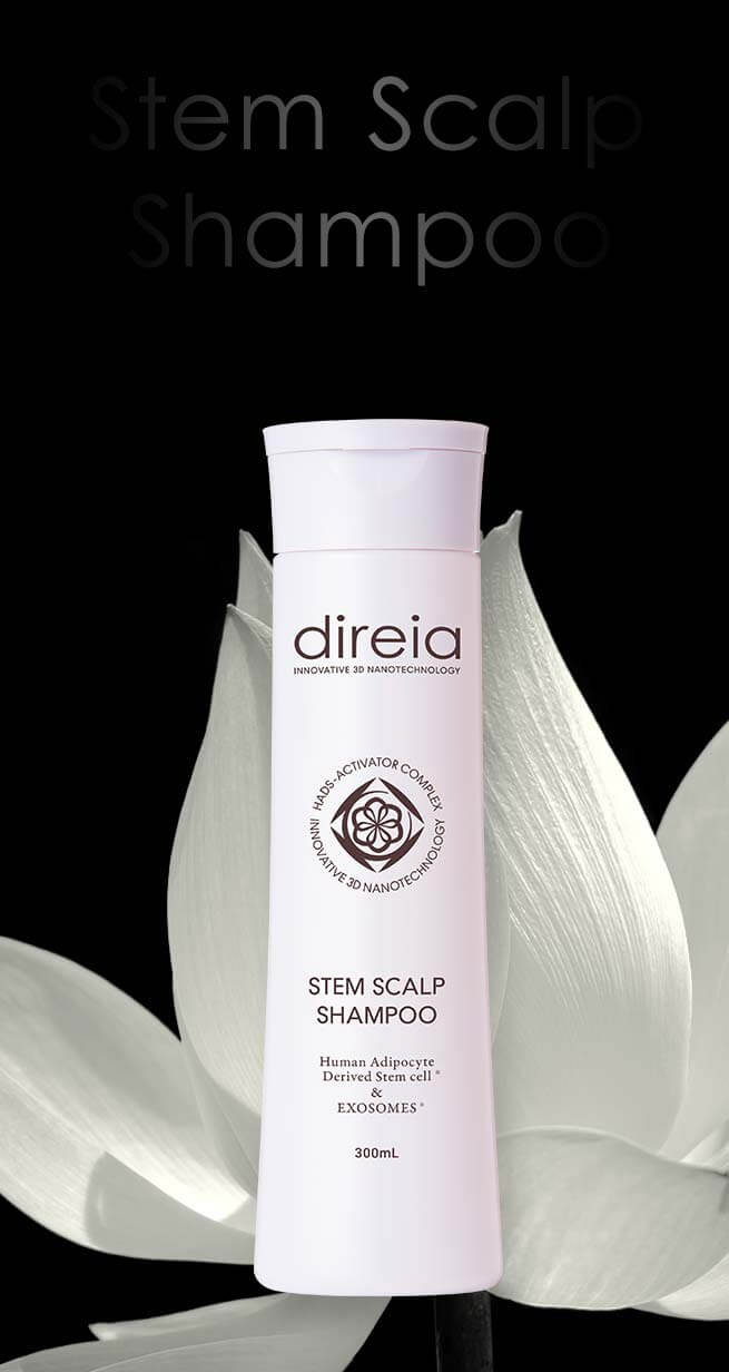 Ревитализирующий шампунь для волос и кожи головы Direia Stem Scalp Shampoo — купить в Japrise Ревитализирующий шампунь для волос и кожи головы Direia Stem Scalp Shampoo — фото товара Direia