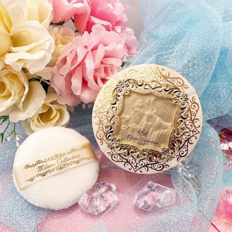 Пудра для завершения макияжа, лимитированный выпуск Kanebo Milano Collection Face Up Powder 2024 — фото товара Kanebo