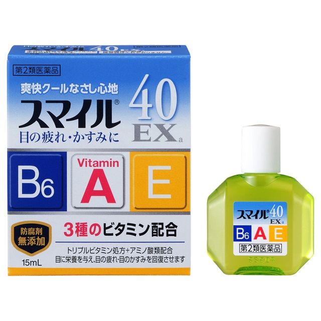 Освежающие капли для остроты зрения Lion Smile 40 EX Cool — купить в Japrise Освежающие капли для остроты зрения Lion Smile 40 EX Cool — фото товара Lion