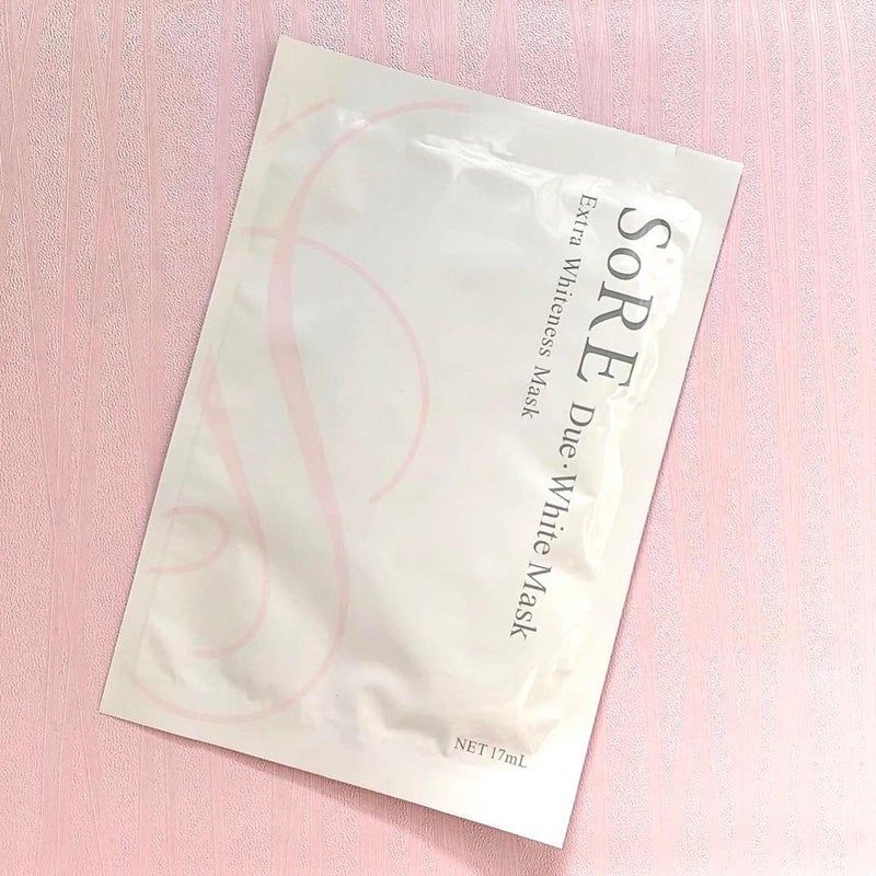 Плацентарно-гиалуроновая тканевая маска для лица UTP SoRE Due White Mask