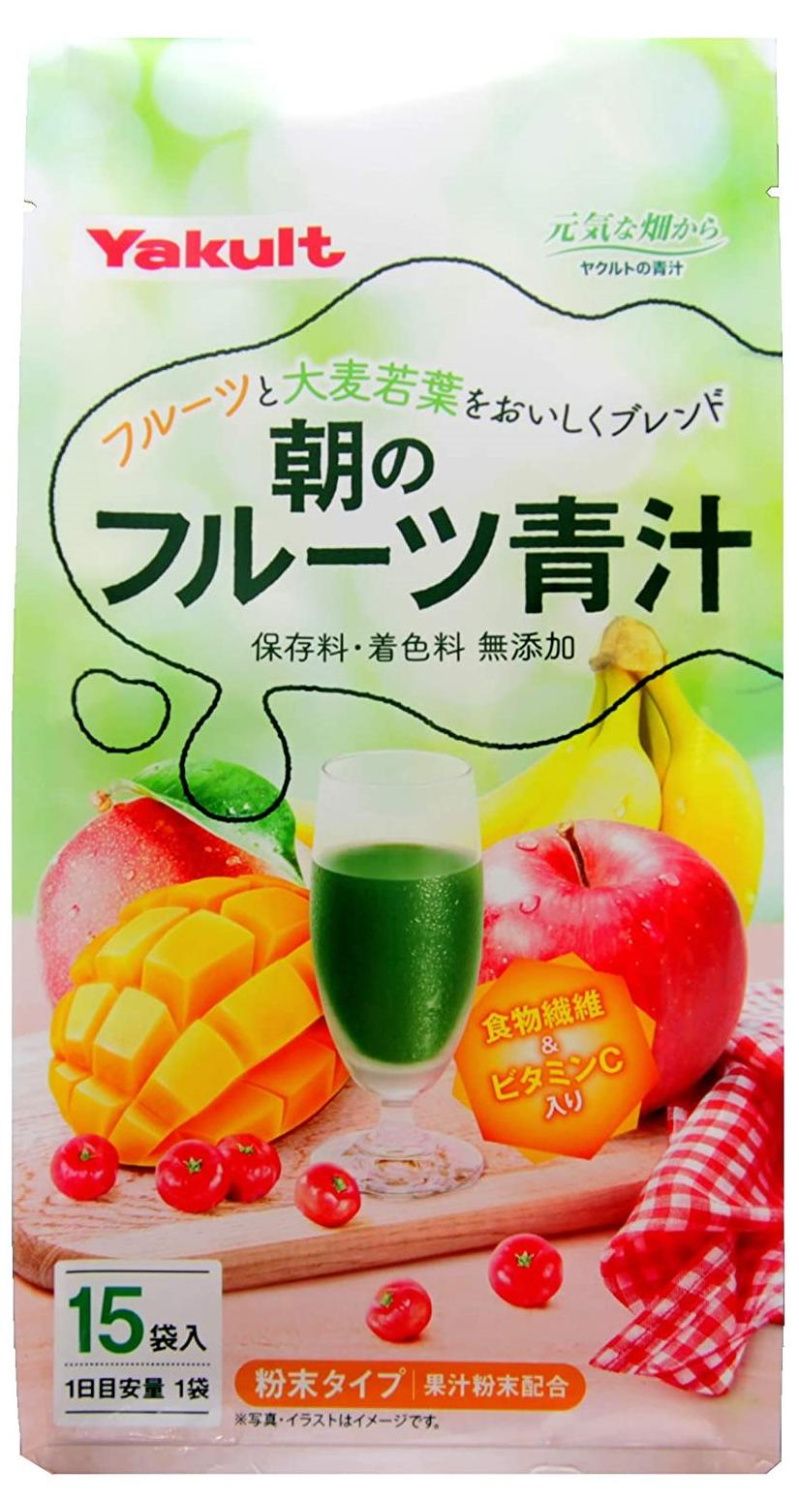 Аодзиру на основе фруктов Yakult Morning Aojiru and Fruits Аодзиру на основе фруктов Yakult Morning Aojiru and Fruits