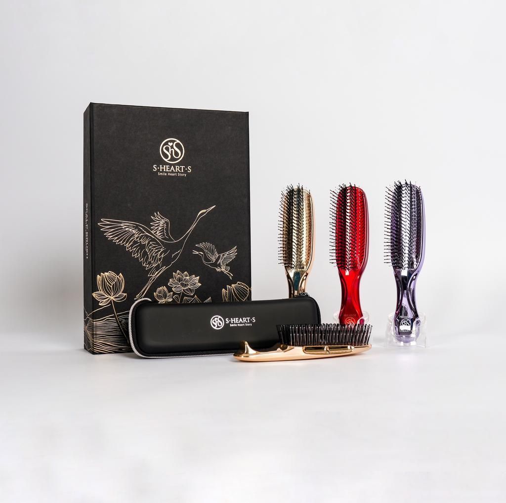 Премиальная расческа S-heart-S Scalp Brush Premium — купить в Japrise Премиальная расческа S-heart-S Scalp Brush Premium — фото товара S-HEART-S