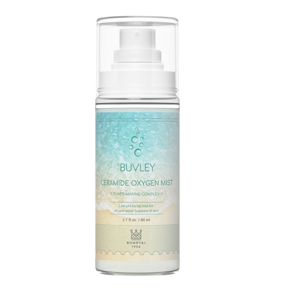 Кислородный освежающий спрей для лица с океаническим комплексом Buvley Ceramide Oxygen Mist