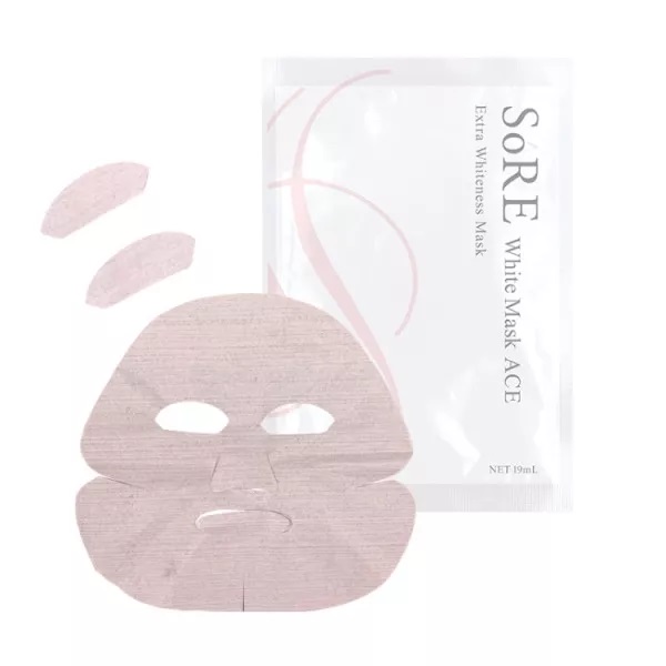 Плацентарно-гиалуроновая маска с витаминами UTP SoRE Due White Mask ACE — фото товара UTP