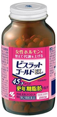 Комплекс для коррекции веса в период менопаузы для женщин после 40 лет Kobayashi Bisrat Gold EX — купить в Japrise Комплекс для коррекции веса в период менопаузы для женщин после 40 лет Kobayashi Bisrat Gold EX — фото товара Kobayashi