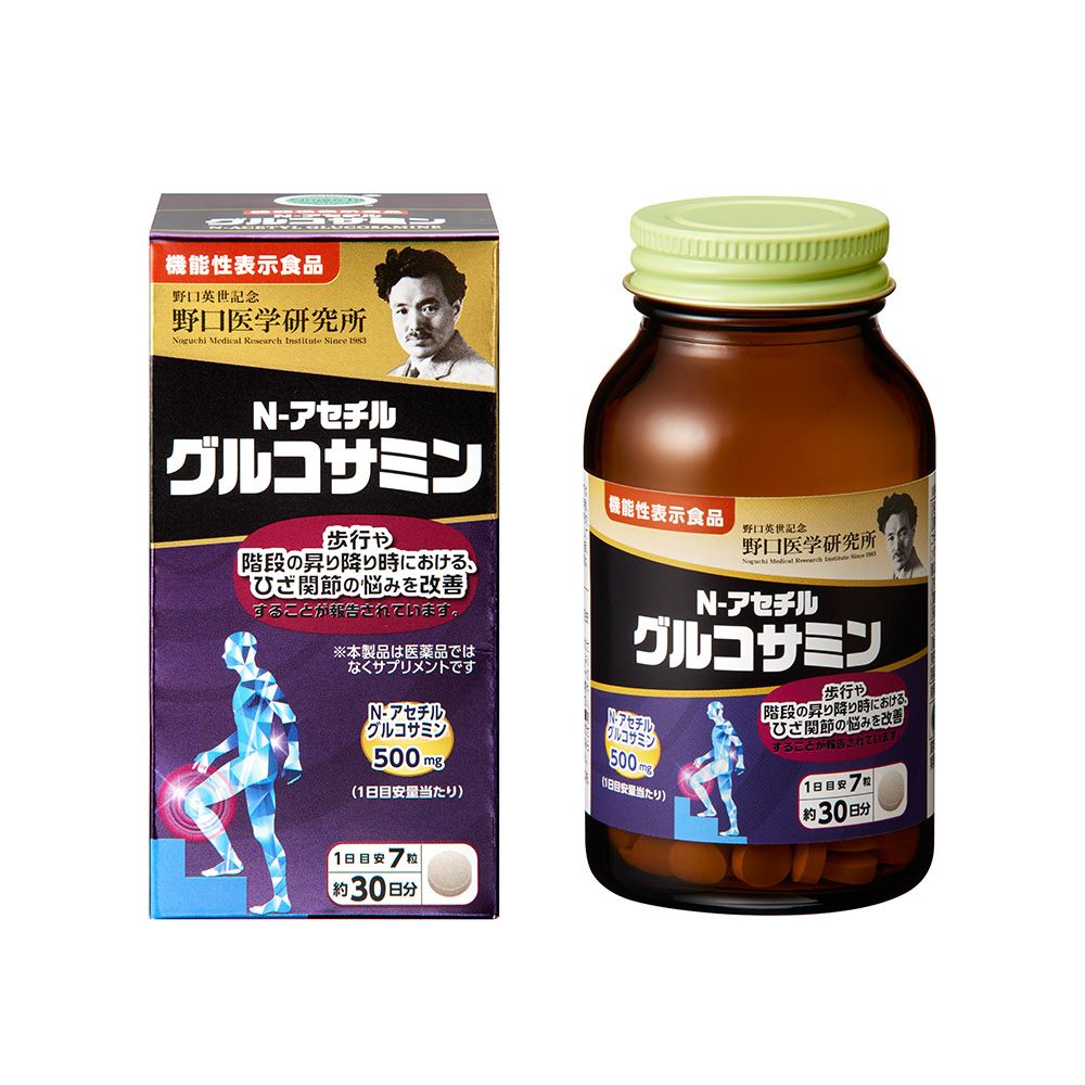 Функциональный N-ацетилглюкозамин для восстановления коленного сустава Noguchi Glucosamine — фото товара Noguchi