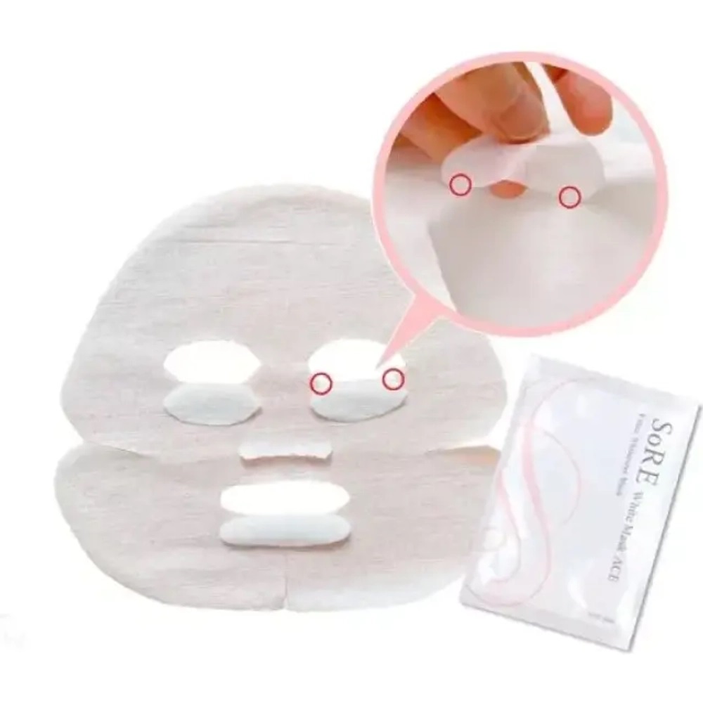 Плацентарно-гиалуроновая маска с витаминами UTP SoRE Due White Mask ACE — фото товара UTP