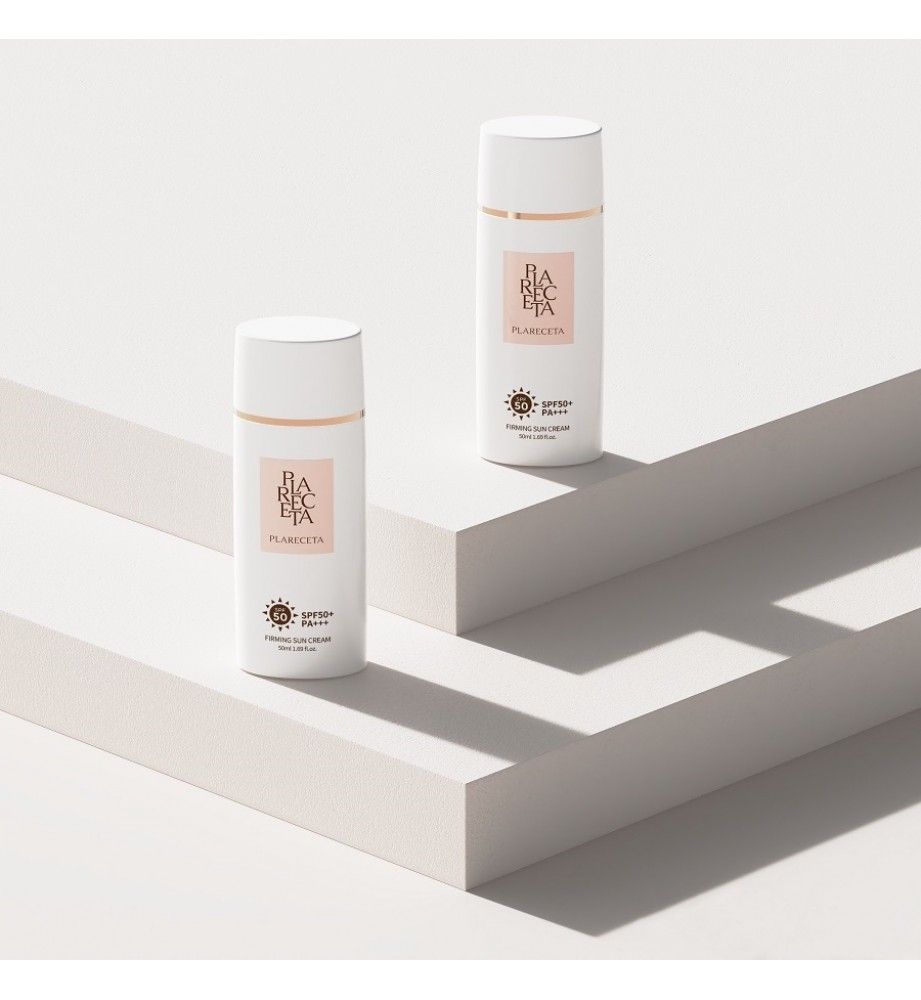 Крем солнцезащитный плацентарный восстанавливающий SPF 50+ PA+++ PlaReceta Firming Sun Cream — фото товара PlaReceta