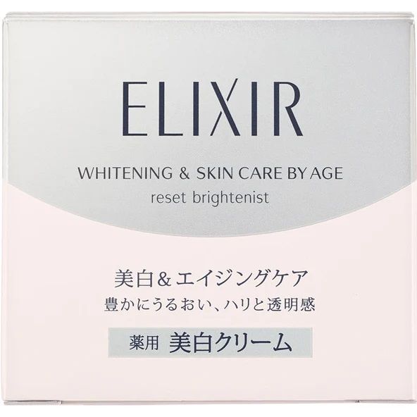 Отбеливающий крем с омолаживающим и отбеливающим действием Shiseido Elixir Whitening & Skin Care By Age Reset Brightenist