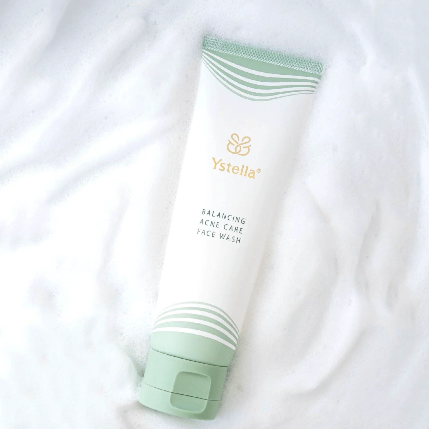 Лечебная пенка с сеточкой для умывания Ystella Balancing Acne Care Face Wash — фото товара Ystella