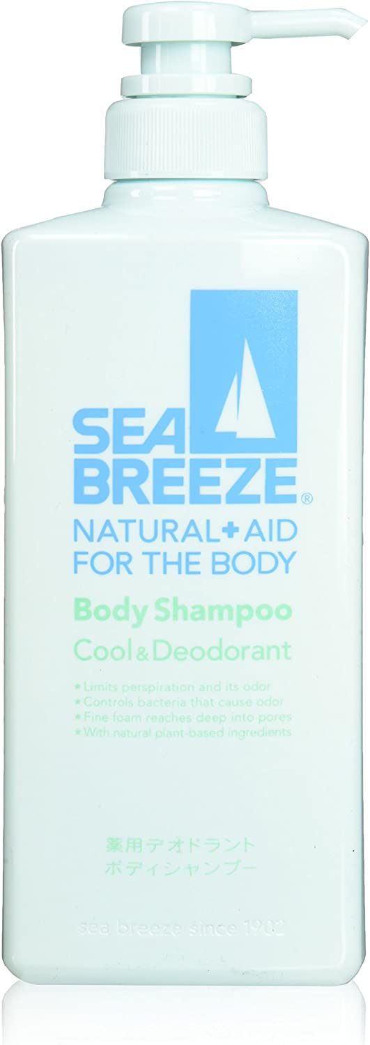 Гель для душа с ментолом с дезодорирующим эффектом Shiseido Sea Breeze Body Shampoo Cool&Deodorant