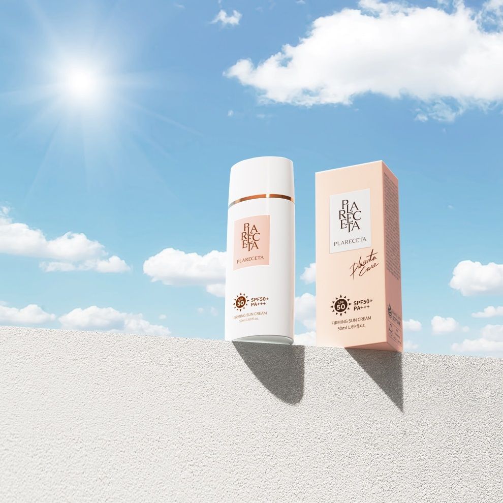 Крем солнцезащитный плацентарный восстанавливающий SPF 50+ PA+++ PlaReceta Firming Sun Cream