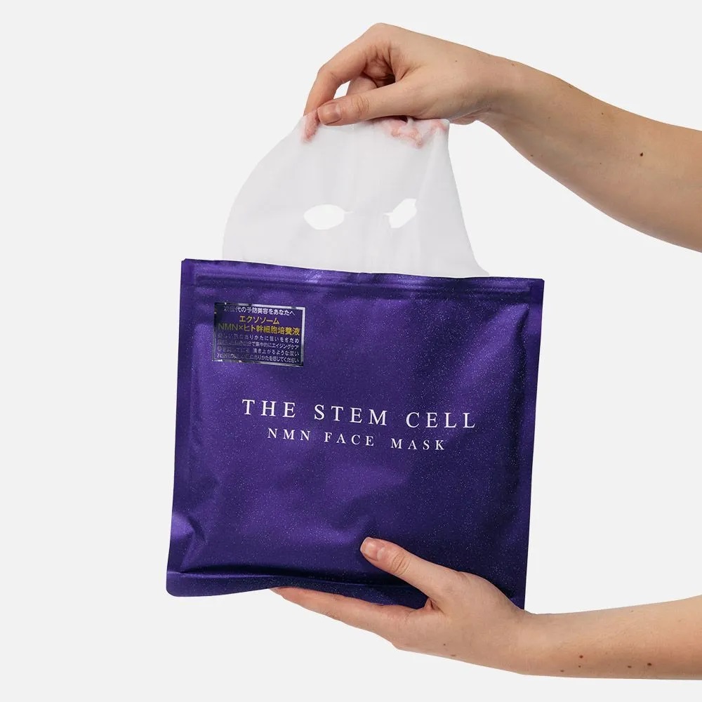 Омолаживающая маска для лица с NMN и экзосомами The Stem Cell Bio Liposome Face Premium Mask — фото товара Kor Japan