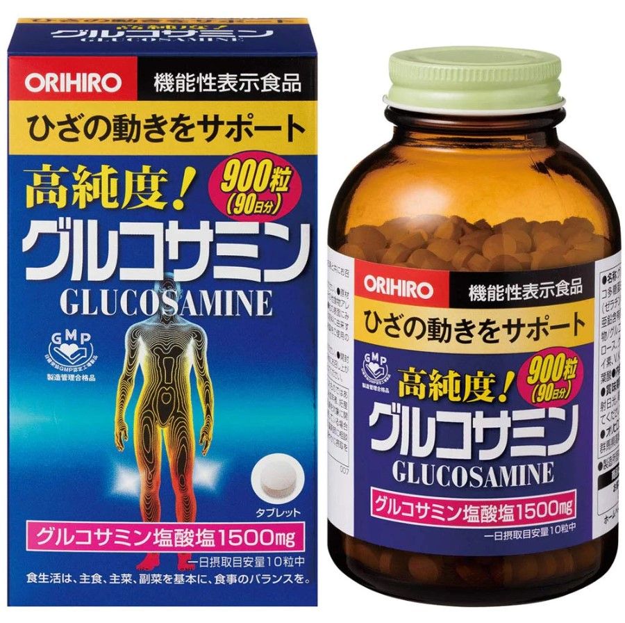 Хондропротектор на основе глюкозамина и хондроитина Glucosamine With Chondroitin And Vitamins ORIHIRO