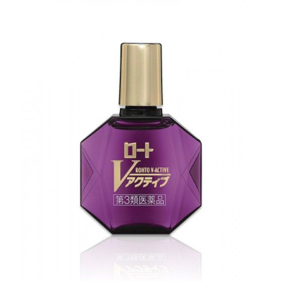 Антивозрастные капли для глаз Rohto V Active Антивозрастные капли для глаз Rohto V Active