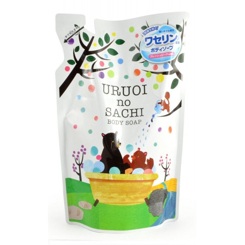 Жидкое мыло для тела с протеогликаном с ароматом персика в мягкой упаковке MAX Uruoi No Sachi Body Soap | Max — Japrise Жидкое мыло для тела с протеогликаном с ароматом персика в мягкой упаковке MAX Uruoi No Sachi Body Soap — Max, 1 590 ₽ ₽