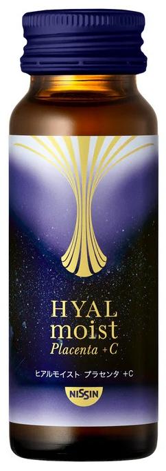 Напиток с гиалуроновой кислотой, экстрактом плаценты и пробиотиком для улучшения качества кожи Nissin HYAL Moist Placenta +C — фото товара Nissin