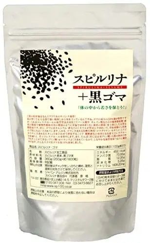 Спирулина с черным кунжутом для противостояния стрессам и хронической усталости Spirulina Black Sesame Seeds — Algae, 5 290 ₽ ₽