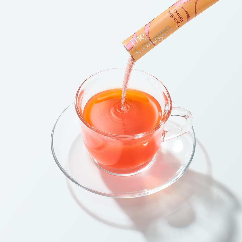 Напиток с коллагеном для восстановления циркадных ритмов с суперфудами и кроцетином Shiseido The Collagen Cycle Shot — купить в Japrise Напиток с коллагеном для восстановления циркадных ритмов с суперфудами и кроцетином Shiseido The Collagen Cycle Shot — фото товара Shiseido