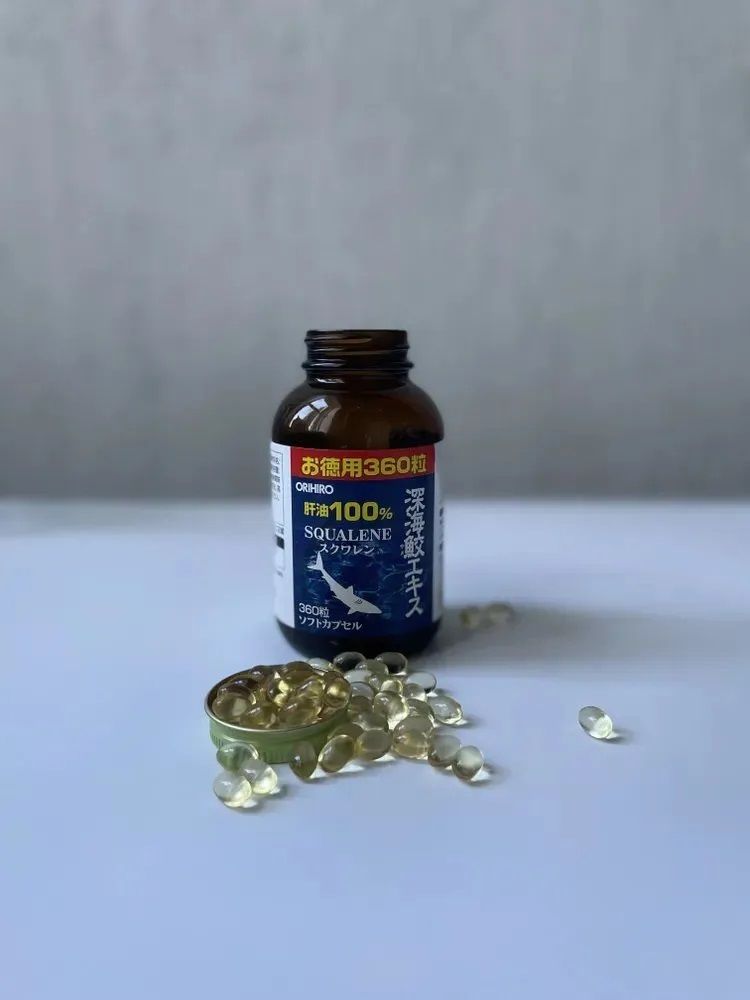 Сквален из печени акулы для иммунитета ORIHIRO Squalene