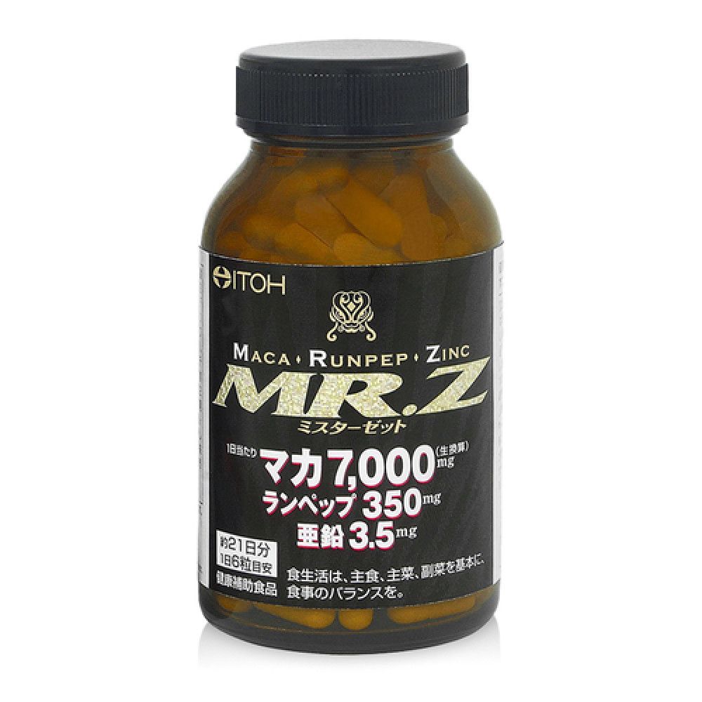 Комплекс с экстрактом маки и цинком для мужского здоровья ITOH MR.Z — купить в Japrise Комплекс с экстрактом маки и цинком для мужского здоровья ITOH MR.Z — фото товара ITOH