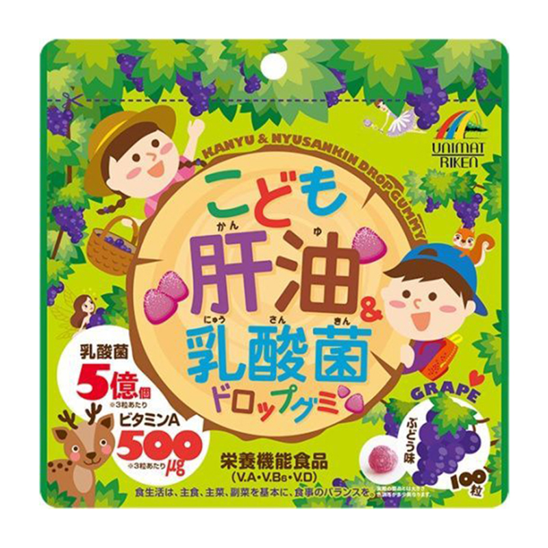 Витамины в форме мармелада с рыбьим жиром, молочнокислыми бактериями и витаминами A, B и D Unimat Riken Кanyu Drop Gummy | Unimat Riken — Japrise Витамины в форме мармелада с рыбьим жиром, молочнокислыми бактериями и витаминами A, B и D Unimat Riken Кanyu Drop Gummy — Unimat Riken, 1 990 ₽ ₽