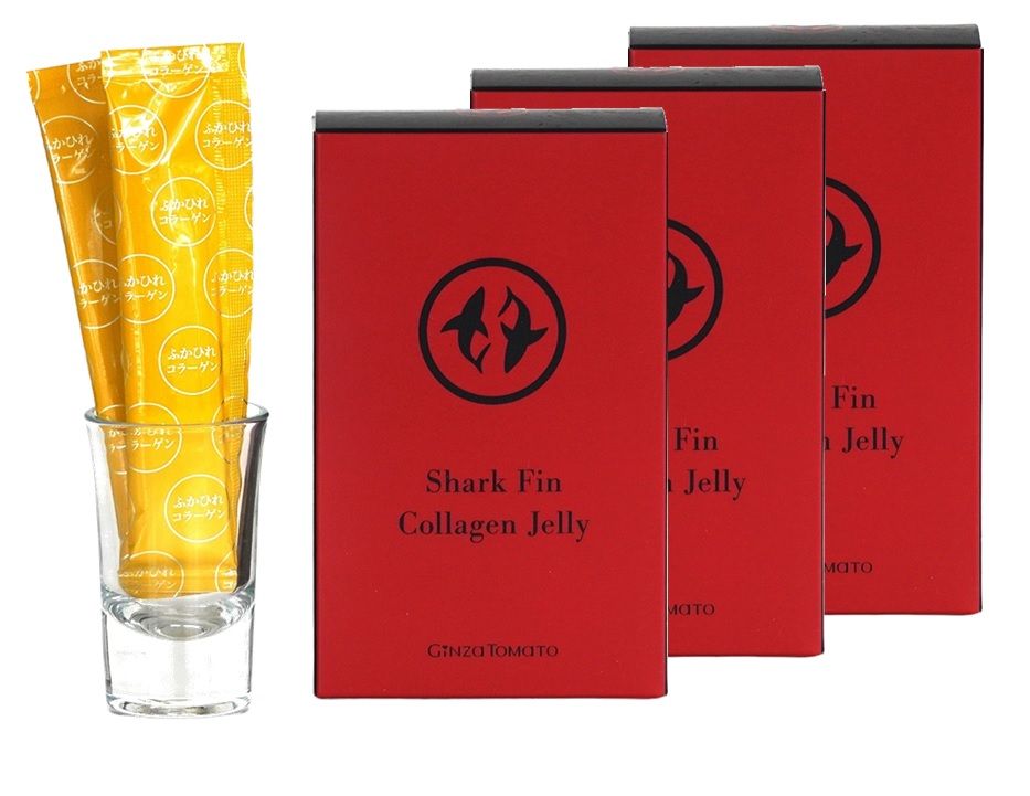 ВЫГОДНО! Коллаген (пептид коллагена) из акульих плавников в желе со вкусом манго Shark Fin Collagen Jelly GINZA Tomato