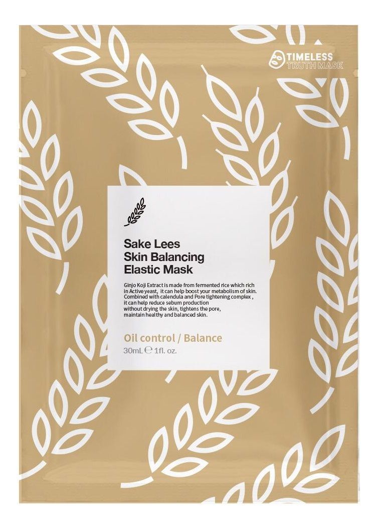 Балансирующая эластичная маска с экстрактом Саке Timeless Truth Sake Lees Skin Balancing Elastic Mask