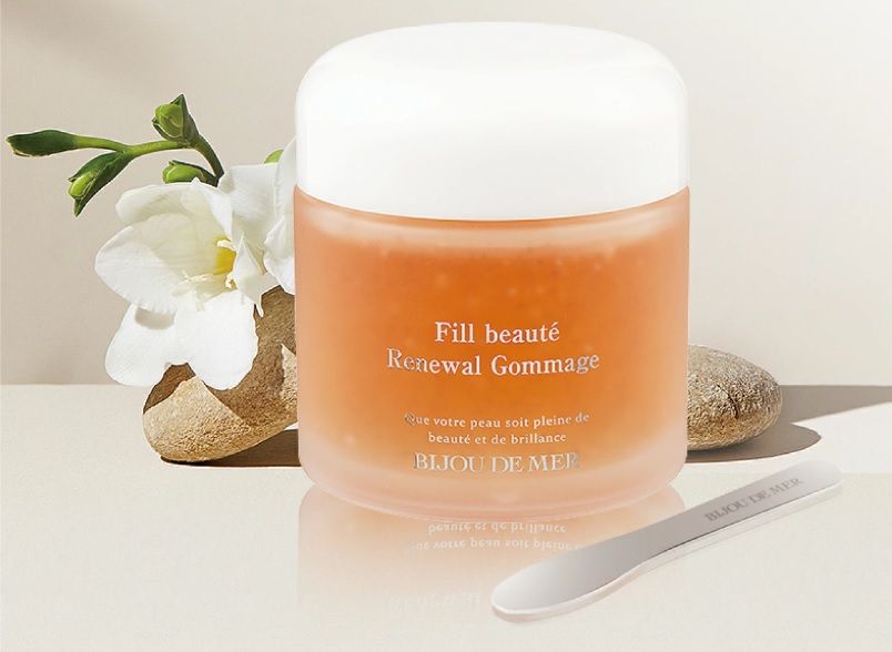 Массажный гель-гоммаж для лица Recoreserum Bijou De Mer Fill Beaute Renewal Gommage
