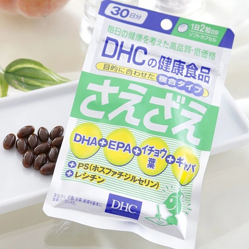 Витамины для ума DHA+EPA + Гинкго билоба DHC SAEZAE DHA & EPA & Ginkgo — купить в Japrise Витамины для ума DHA+EPA + Гинкго билоба DHC SAEZAE DHA & EPA & Ginkgo — фото товара DHC