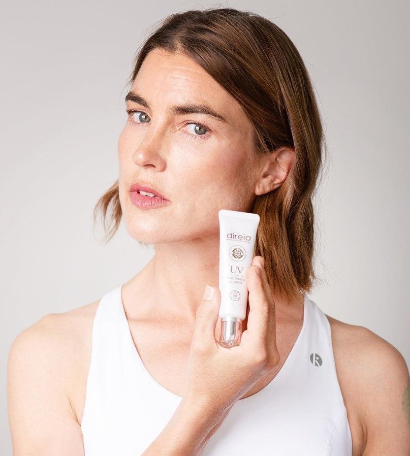 Солнцезащитное средство со стволовыми клетками Direia Stem Rrotect UV Cream — фото товара Direia