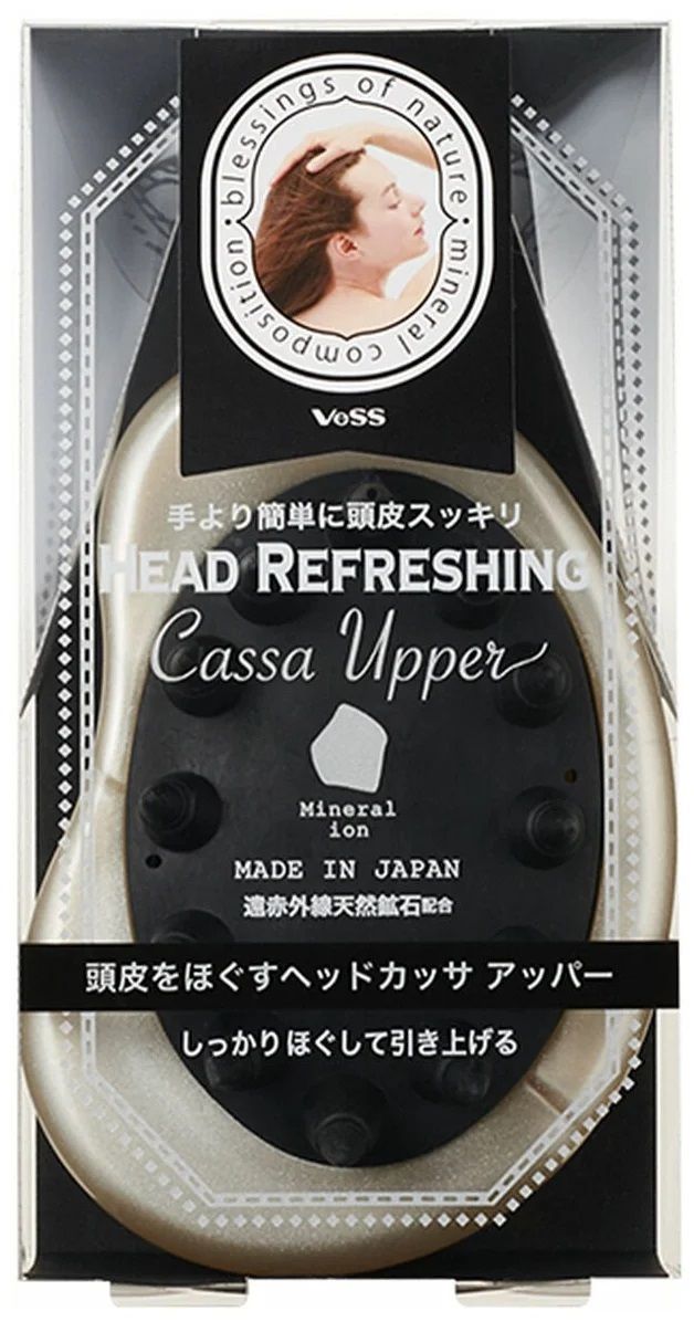 Массажер для кожи головы с природными минералами Vess Head Refreshing Cassa Upper