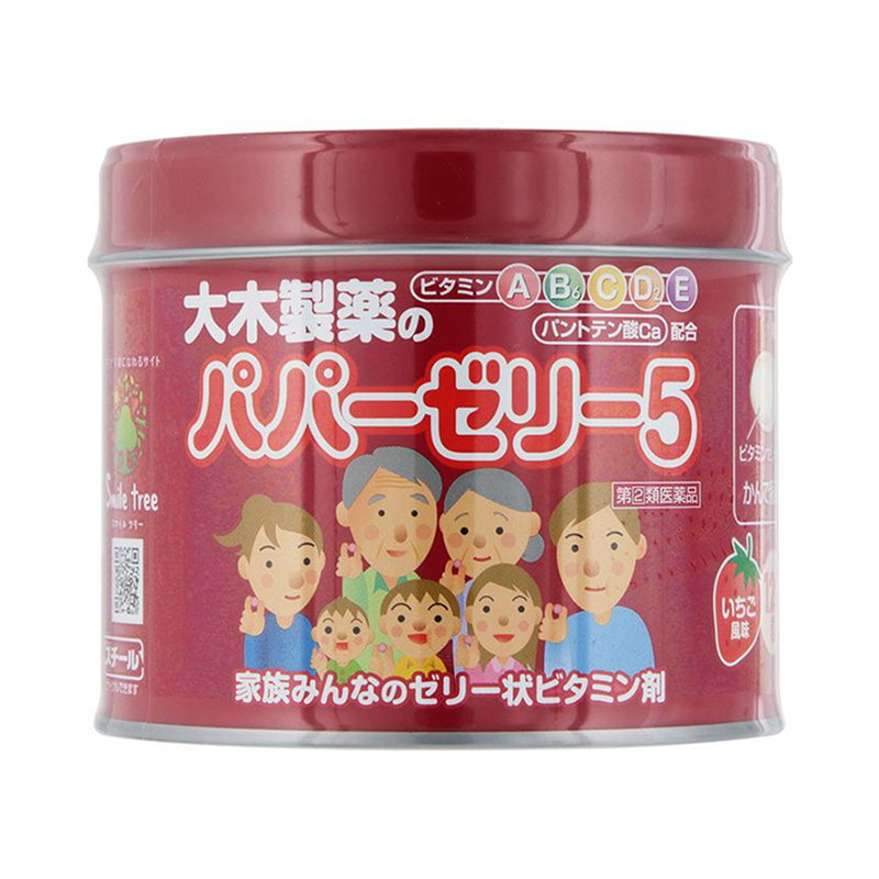 Витаминный комплекс для детей в форме желейных конфет Ohki Seiyaku Papa Jelle 5, 120 шт. Витаминный комплекс для детей в форме желейных конфет Ohki Seiyaku Papa Jelle 5, 120 шт.