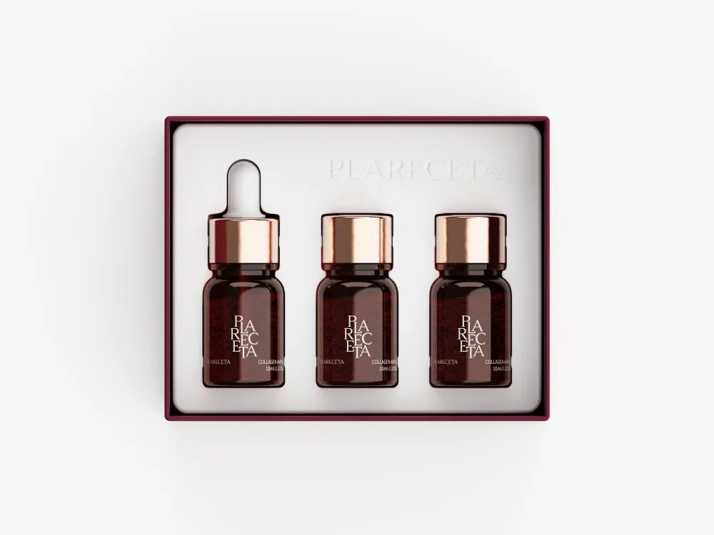 Сыворотка-концентрат с амино-комплексом и морским коллагеном для клеточного питания PLARECETA Collagen Ampoule — фото товара PlaReceta