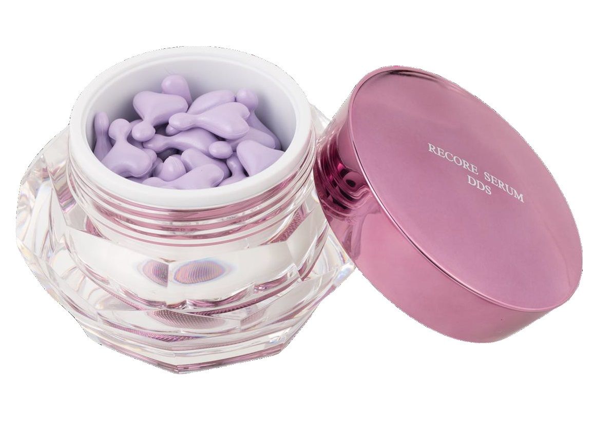 Восстанавливающая сыворотка в капсулах с плацентой и растительным белком для упругости и эластичности кожи Bijou de mer Recoreserum PTD DDS Richness Capsule