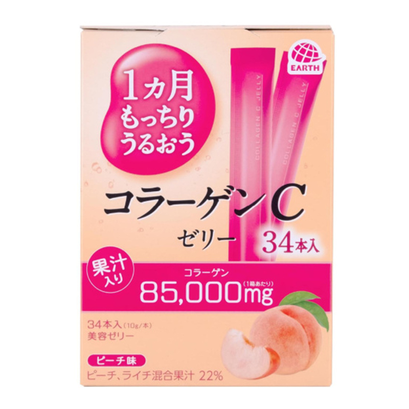 Коллагеновое желе с витамином С со вкусом персика Earth Collagen C Jelly Peach | Earth — Japrise Коллагеновое желе с витамином С со вкусом персика Earth Collagen C Jelly Peach — Earth, 4 290 ₽ ₽