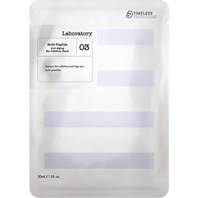Профессиональная мультипептидная и восстанавливающая маска на биоцеллюлозной основе Timeless Truth Multi-Peptide Anti-Aging Bio Cellulose Mask