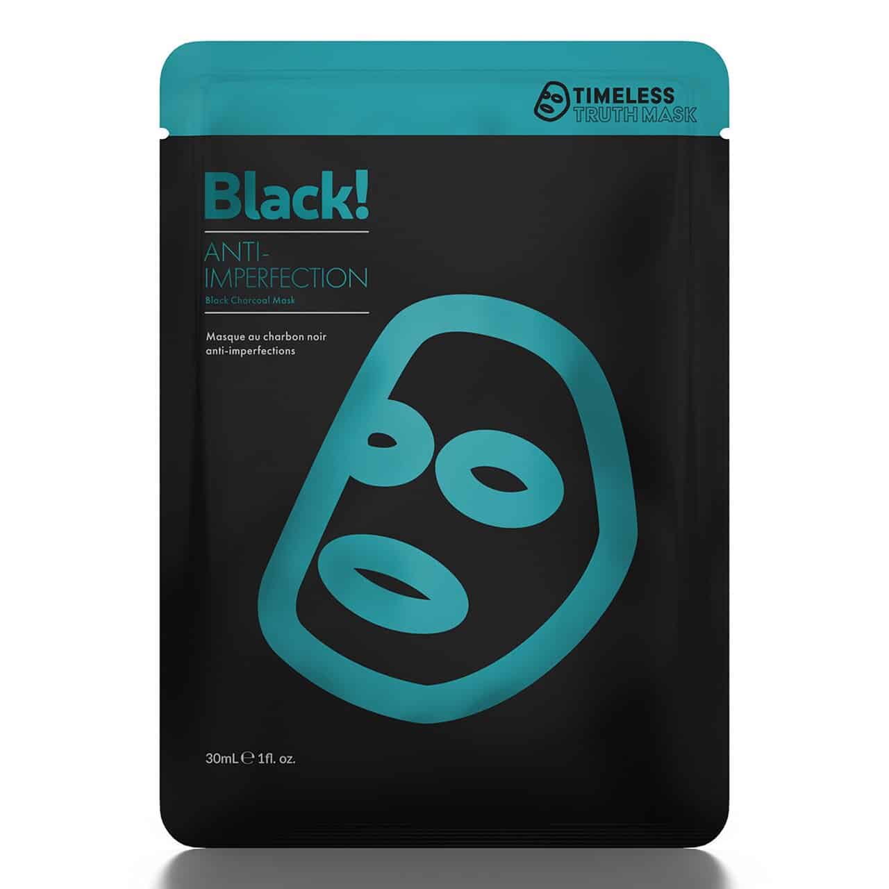 Очищающая и придающая сияние маска для лица на основе активированного угля Timeless Truth Anti-Imperfection Black Charcoal Mask — Timeless, 890 ₽ ₽
