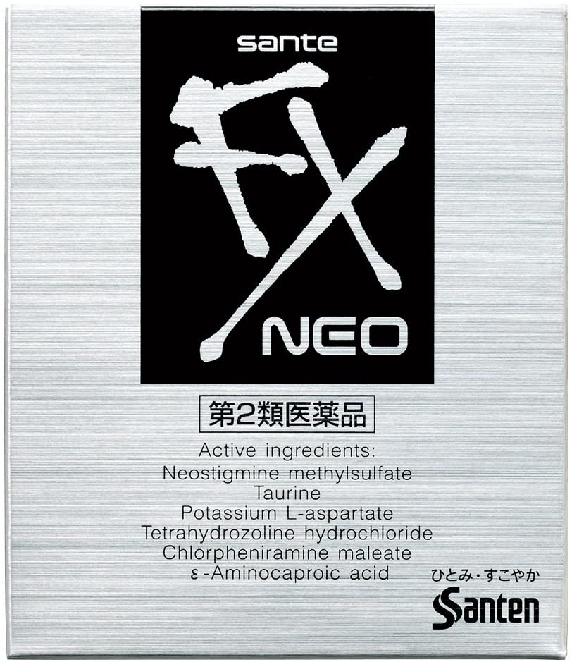 Sante FX NEO освежающие японские капли для глаз с таурином