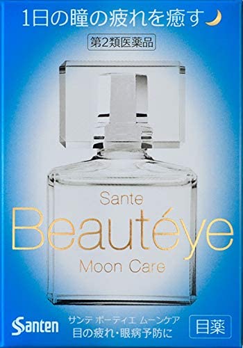 Японские ночные капли от усталости и воспаления глаз Sante Beauteye Moon Care